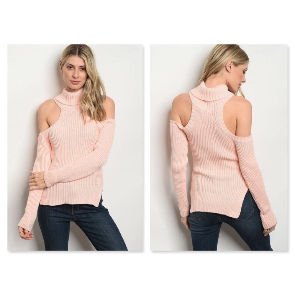 SLIM FIT SWEATER W/SIDE SLITS